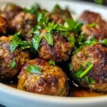 Bison Meatballs
