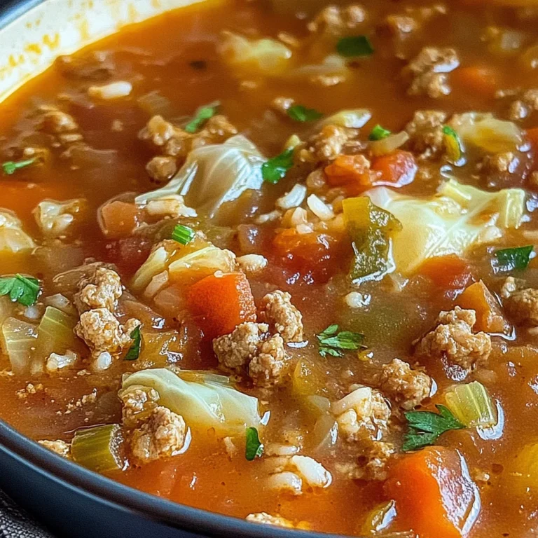 Cabbage Roll Soup
