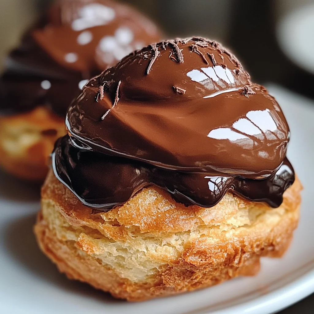 Chocolate Cream Puffs