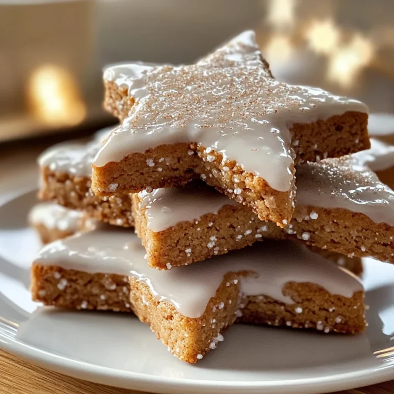 Cinnamon Star Cookies Glazed
