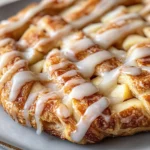 Cozy Apple Kringle with Vanilla Glaze