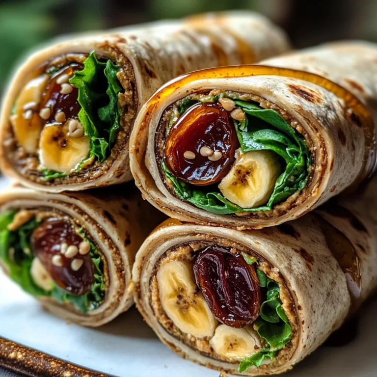 High‑Protein Peanut Date Wraps