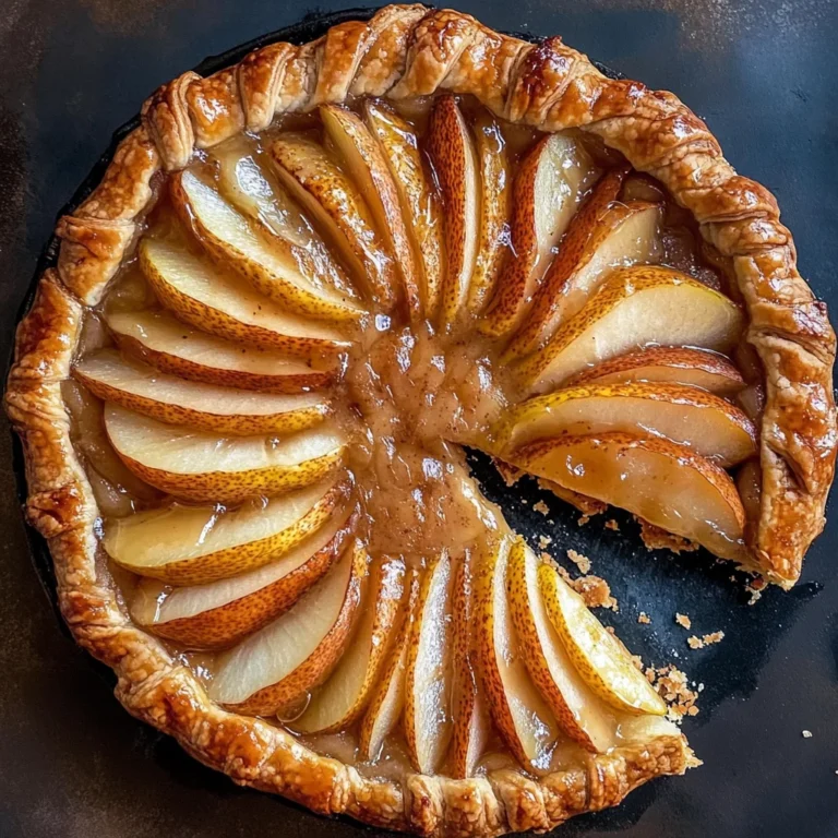 Puff Pastry Pear Galette (Accidentally Vegan)
