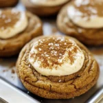 Soft Gingerbread Latte Cookies