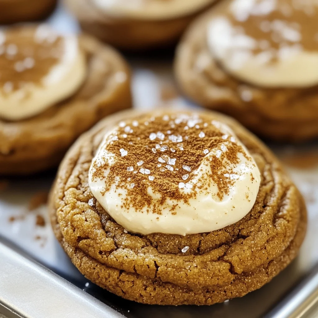 Soft Gingerbread Latte Cookies