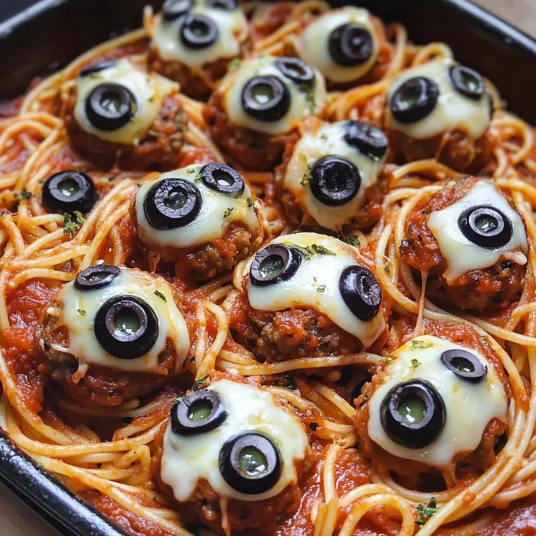 Spooky Spaghetti & Eyeballs