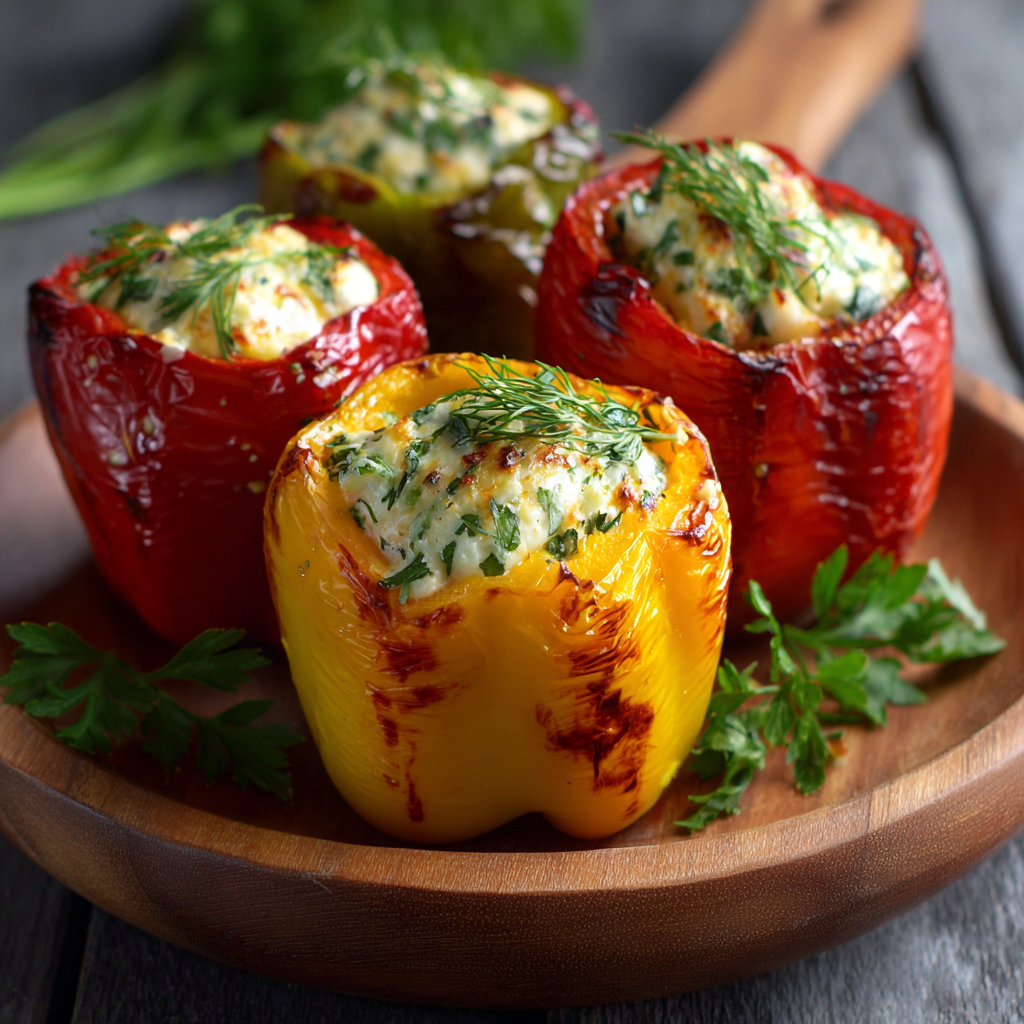 Monster Bell Pepper Salad Cups