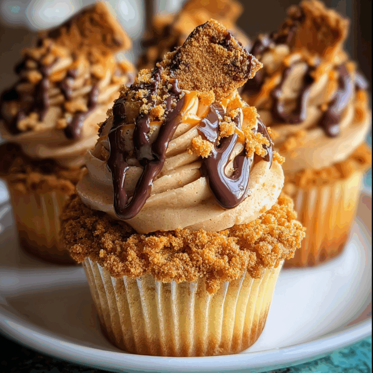Butterfinger Cupcakes