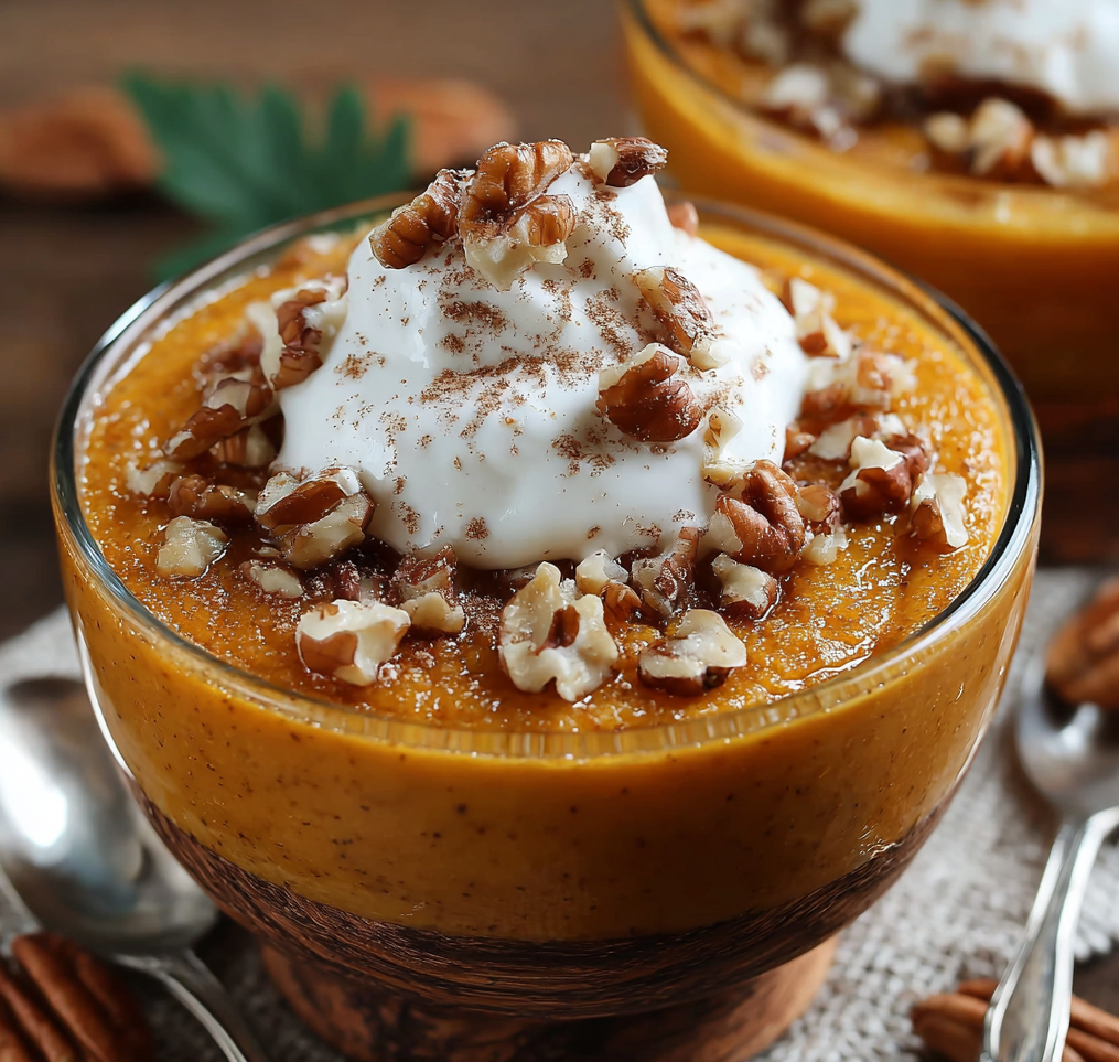 Slow Cooker Pumpkin Pie Pudding