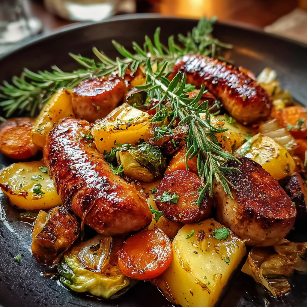 Autumn Dinner with Sausage