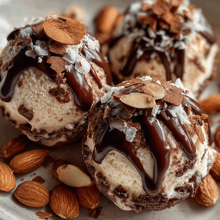 Frozen Yogurt Chocolate Almond Coins
